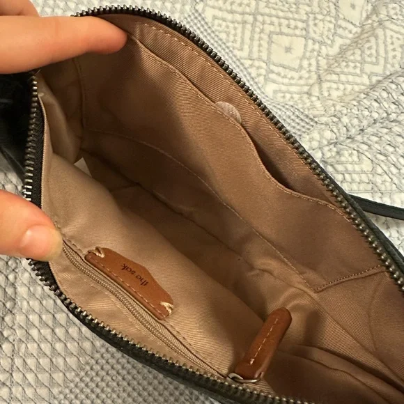 The Sak Black Leather Shoulder Bag - Picture 2 of 3